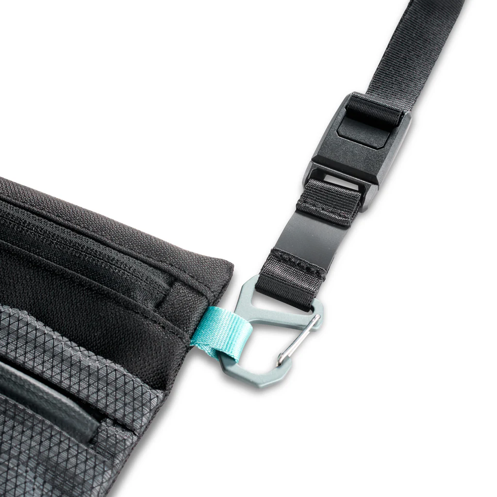 Lightweight Waterproof Nylon Neck Crossbody Pouch Adjustable Strap Mini Chest Bag