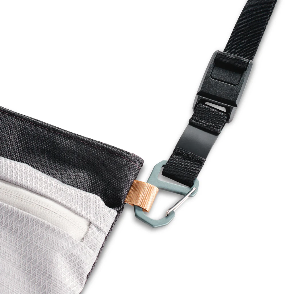 Eco Nylon Multi-Way Compact Crossbody Neck Pouch Light Chest Waist Bag
