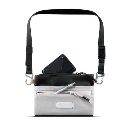 Eco Nylon Multi-Way Compact Crossbody Neck Pouch Light Chest Waist Bag
