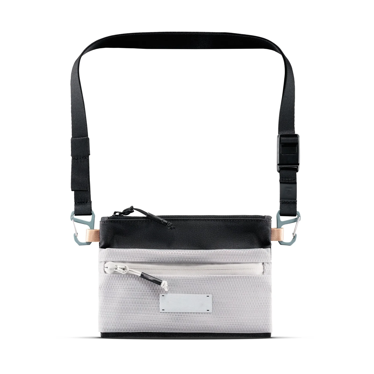 Eco Nylon Multi-Way Compact Crossbody Neck Pouch Light Chest Waist Bag