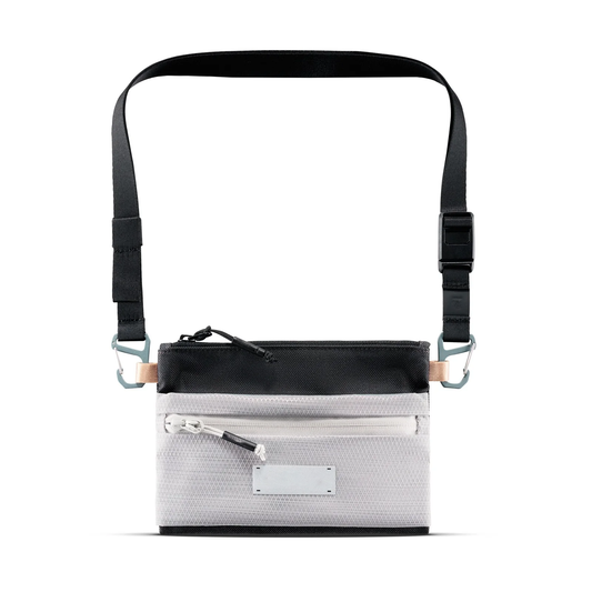 Eco Nylon Multi-Way Compact Crossbody Neck Pouch Light Chest Waist Bag