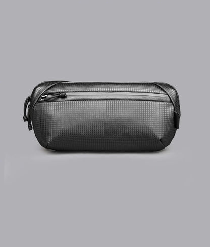 Weatherproof Composite Sling Bag 2L Wide Opening Adjustable Detachable Crossbody Pack