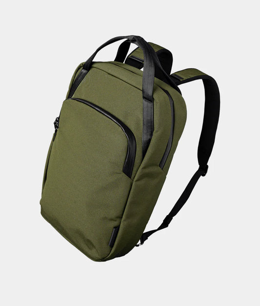 Convertible Recycled Fabric Tote Backpack 13L Weatherproof Multi-Pocket Laptop Rucksack