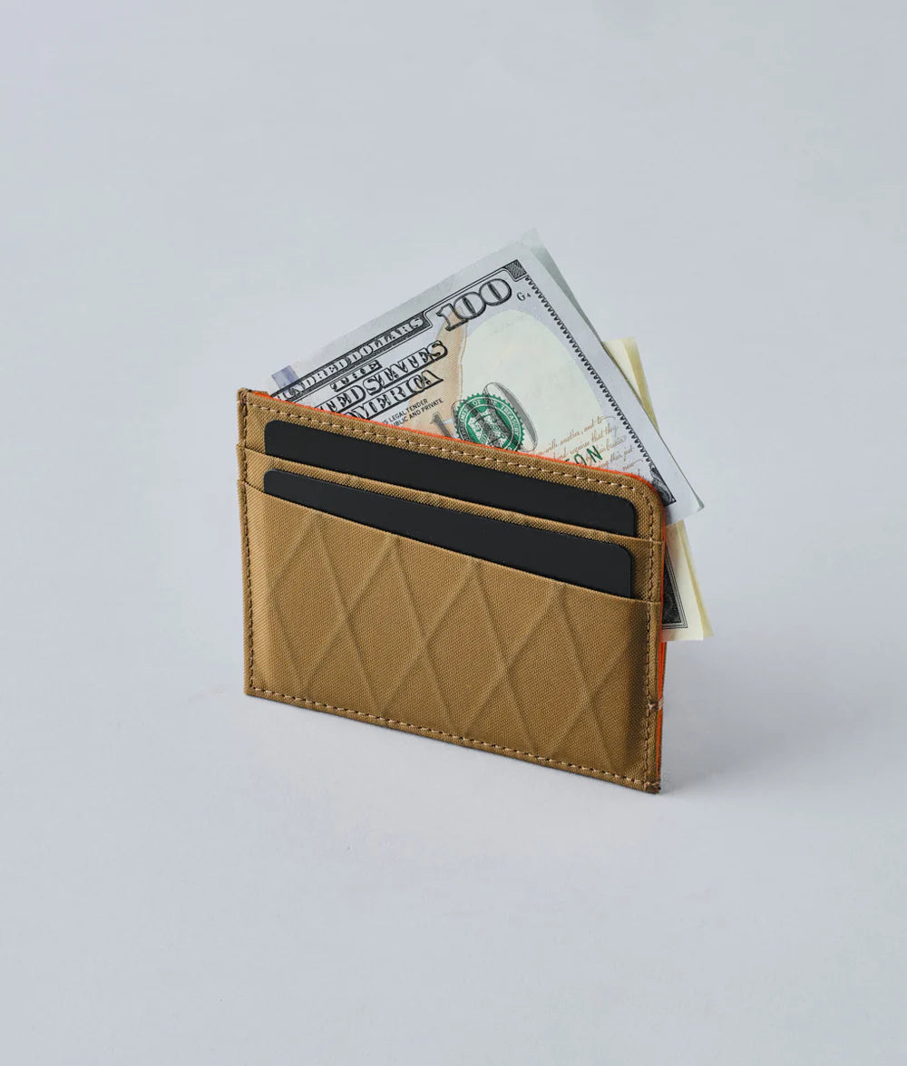 Weatherproof Fabric Slim Card Wallet Multi-Slot Minimalist Cash Card Holder