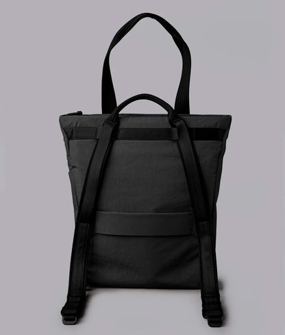 Washed Nylon Convertible Tote Backpack 14L Multi-Pocket 16 Inch Laptop Bag