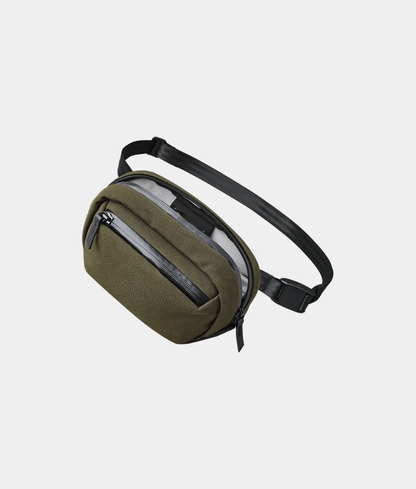 Recycled Fabric Mini Sling Bag 1.6L Magnetic Buckle Compact Crossbody Chest Pack