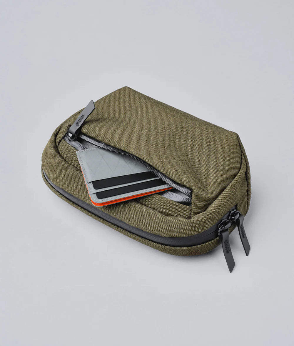 Recycled Fabric Mini Sling Bag 1.6L Magnetic Buckle Compact Crossbody Chest Pack