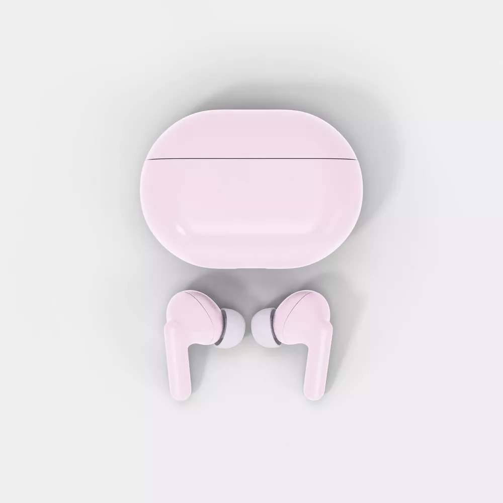 Pastel True Wireless Bluetooth In-Ear Earbuds Soft Silicone Ear Tips Built-In Call Microphone USB-C Fast Charging Up To 18H Total Playback Pocket Portable Wireless Earphones