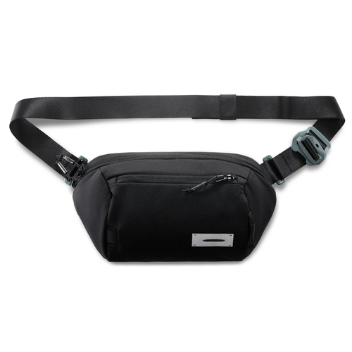 Waterproof Nylon Large Sling Crossbody Bag 3L Multi-Compartment Adjustable Chest Pack