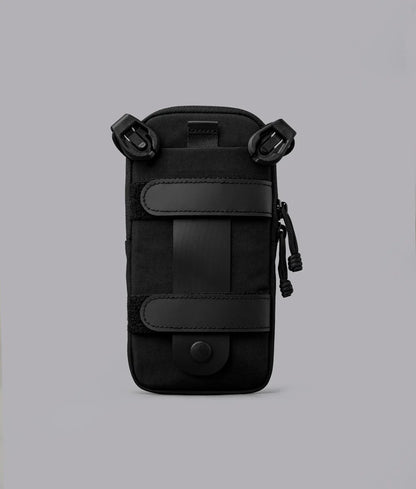 Washed Nylon Slim Modular Shoulder Pocket Detachable Strap Mini Crossbody Sling Bag