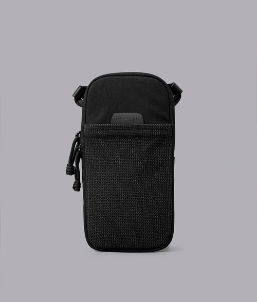 Washed Nylon Slim Modular Shoulder Pocket Detachable Strap Mini Crossbody Sling Bag