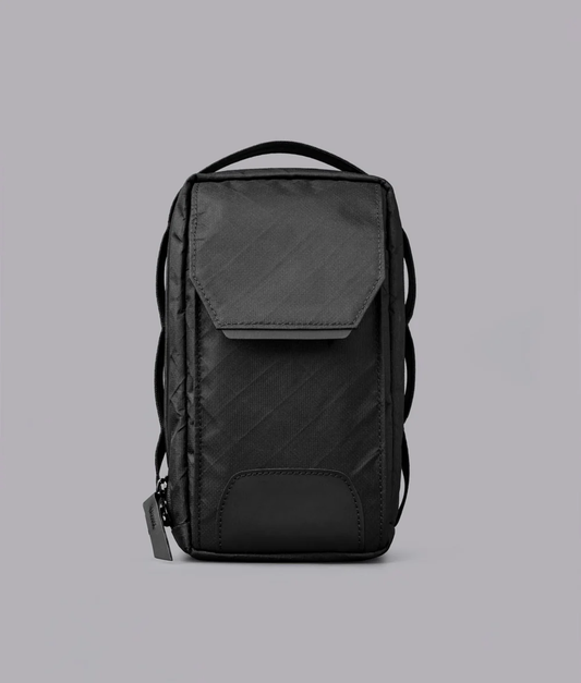 Lightweight Mini Sling Bag Multi-Pocket Magnetic Flap Adjustable Crossbody Pack