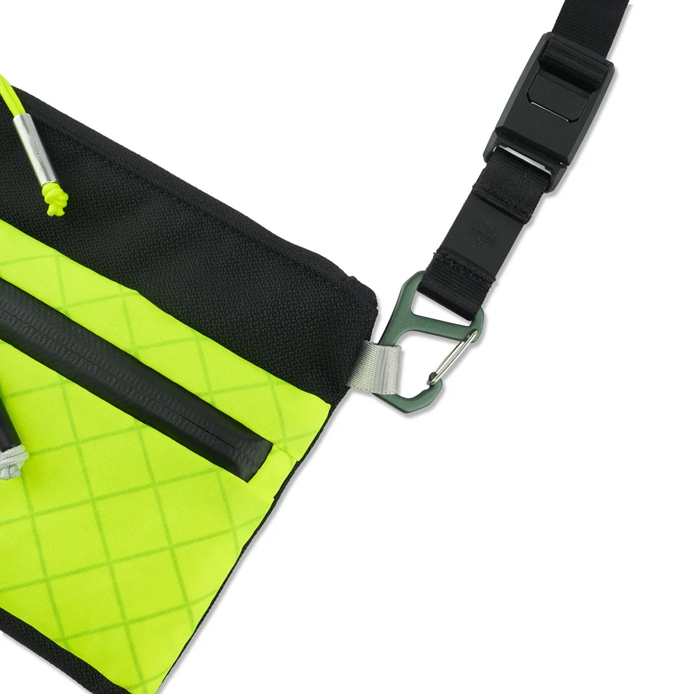 Waterproof Nylon Multi-Way Mini Neck Pouch Adjustable Strap Concealable Crossbody Bag