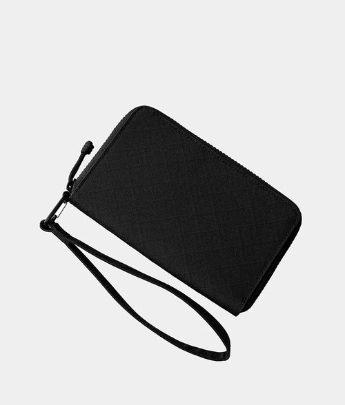 Weatherproof Zip Passport Wallet RFID Protected Multi-Slot Travel Document Holder