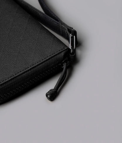 Weatherproof Zip Passport Wallet RFID Protected Multi-Slot Travel Document Holder