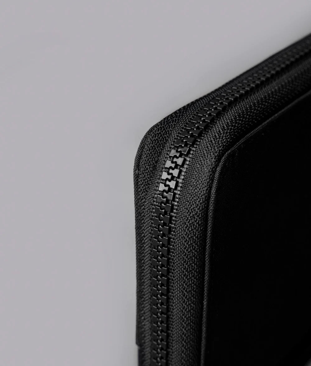 Weatherproof Zip Passport Wallet RFID Protected Multi-Slot Travel Document Holder